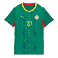 Camiseta Senegal Habib Diallo #20 Segunda Equipación Replica Mundial 2026 para mujer mangas cortas